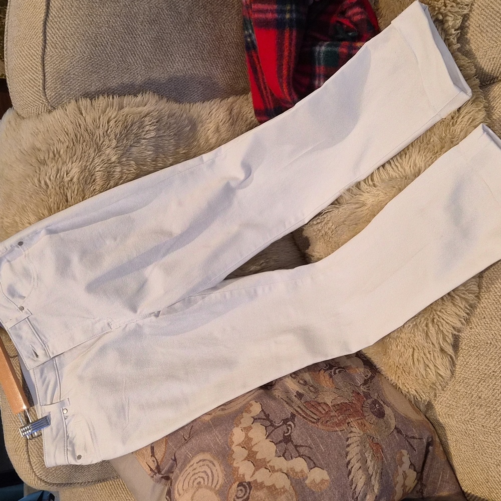 d. jeans Women's Cream Ankle Jeans